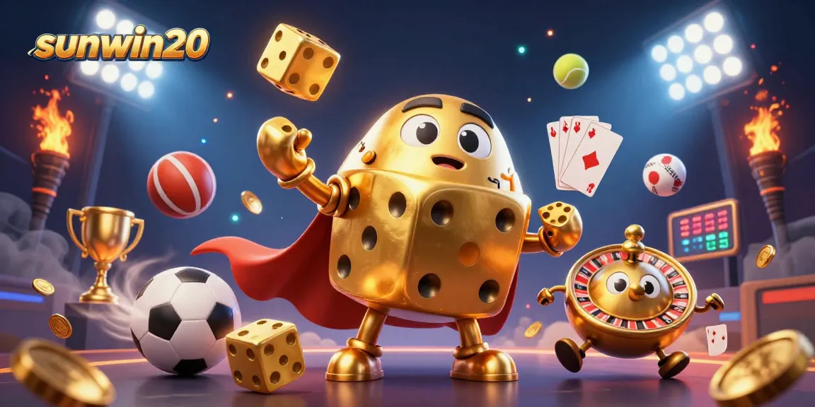 Experience exciting gaming with sunwin20's dazzling animated elements and vibrant casino atmosphere.