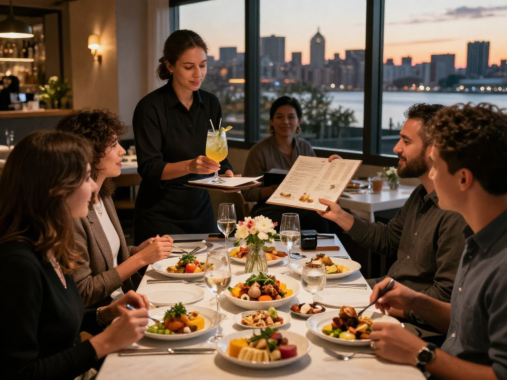 Discover rokok88 at River City Restaurant, where guests enjoy a vibrant dining atmosphere with exquisite dishes and drinks.
