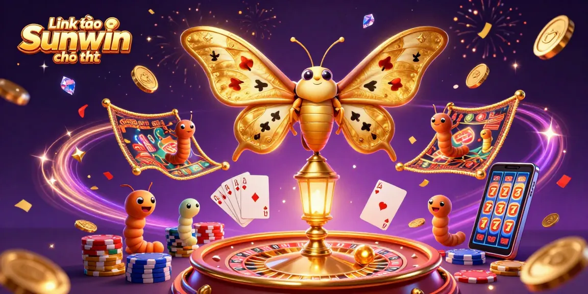 Engage in thrilling gaming experiences with Link vào Sunwin chính thức featuring a vibrant casino illustration.