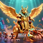 Spin to win at go88 with an immersive underwater casino scene filled with vibrant characters and gold.