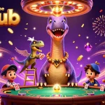 Experience exciting gameplay with cổng game hitclub: a colorful 3D casino scene