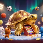 Play with excitement at tải sunwin, featuring a dynamic scene with animals and sports balls in action.